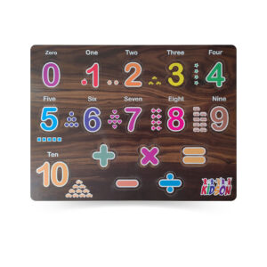 Wooden Number Puzzle for Kids