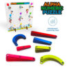 Alpha Numeric Wooden Construction Puzzle